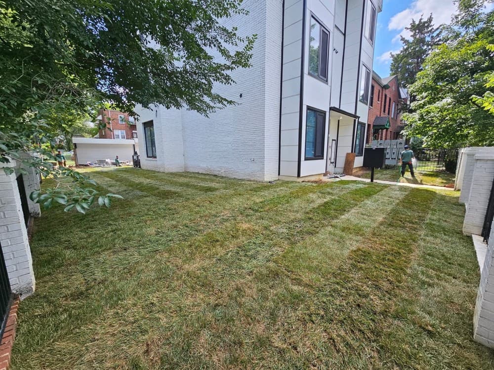 Commercial property lawn maintenance in the Wichita Kansas metro area by Prestige Lawn Care