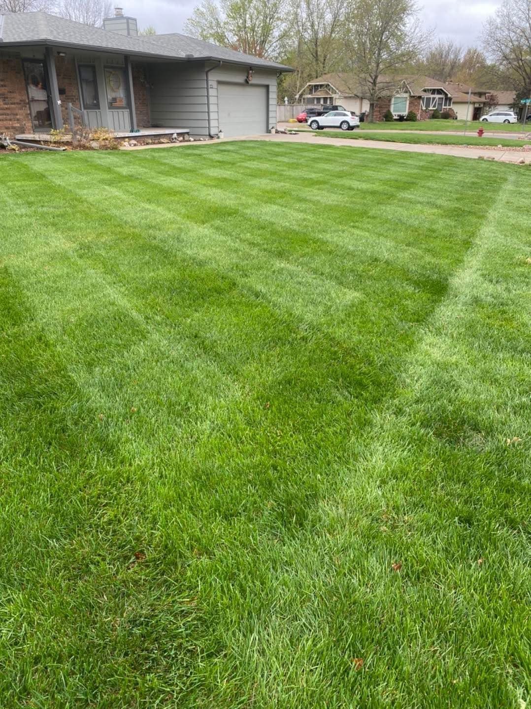 Professional Lawn Mowing service in Wichita Kansas by Prestige Lawn Care